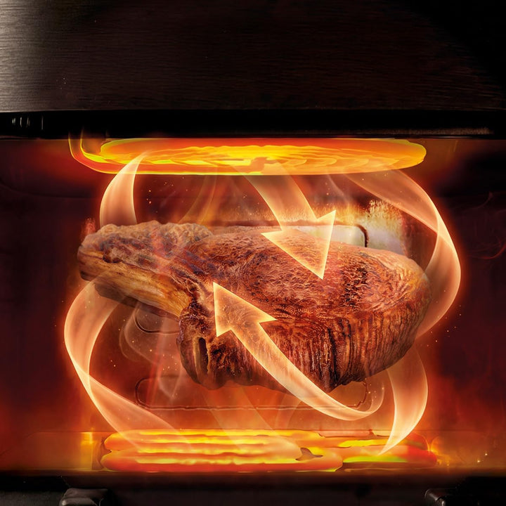 Cecotec Heissluftfritteuse ohne Öl - 8,5L - Grill - Doppelwiderstand - Integrierter Smoker - Air Fry