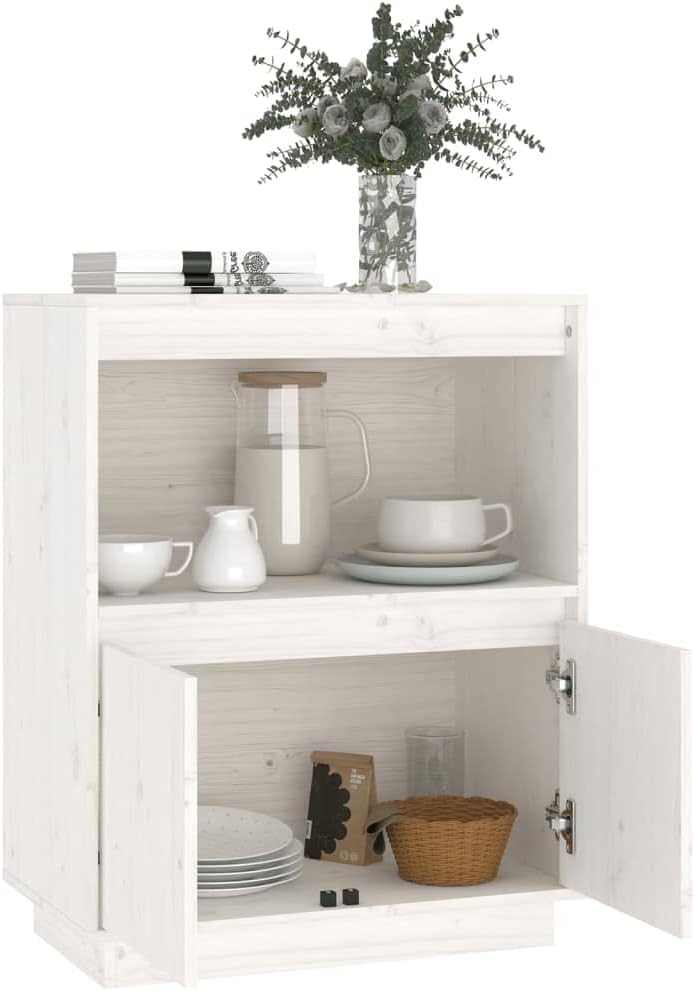 FIRBNUS Aufbewahrungsschrank 60x34x75 cm Bücherschranks Beistellschrank Beistelltisch Badezimmerschr