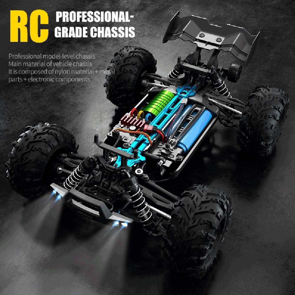 X-Verse 16102PRO Ferngesteuertes Auto mit Bürstenloser Motor, 1:16 4WD RC Auto Geländewagen Offroad,