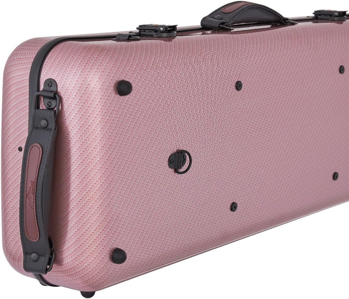Bratschenkoffer Fiberglass 38-43 Oblong special rot M-case + Musiktasche