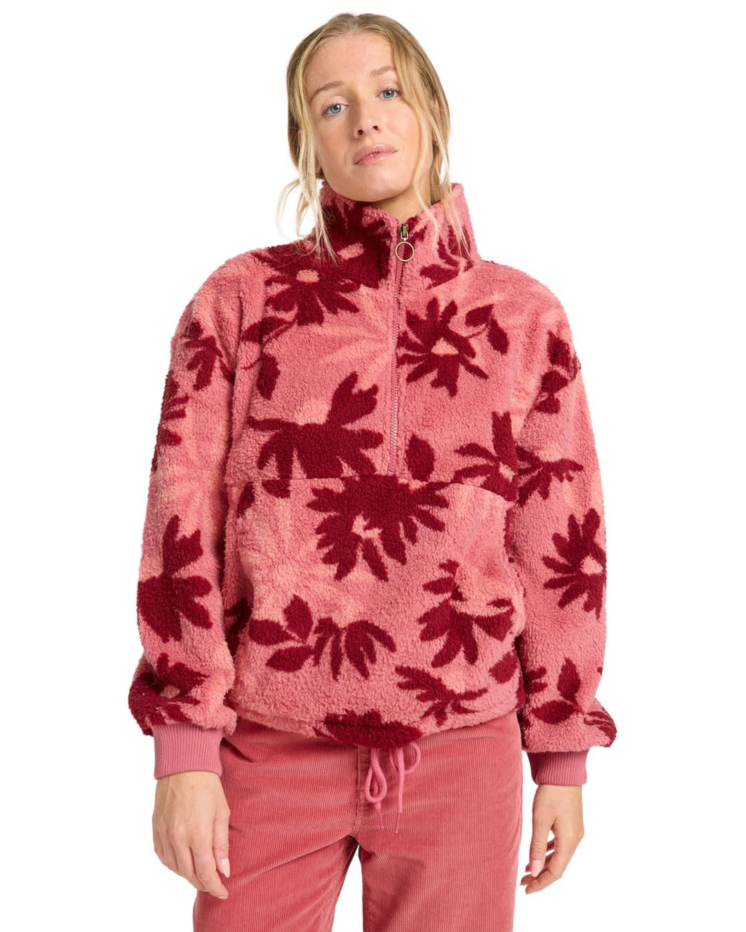 Billabong Damen Time Off Sweatshirt (1er Pack), XS Lila / Rosa