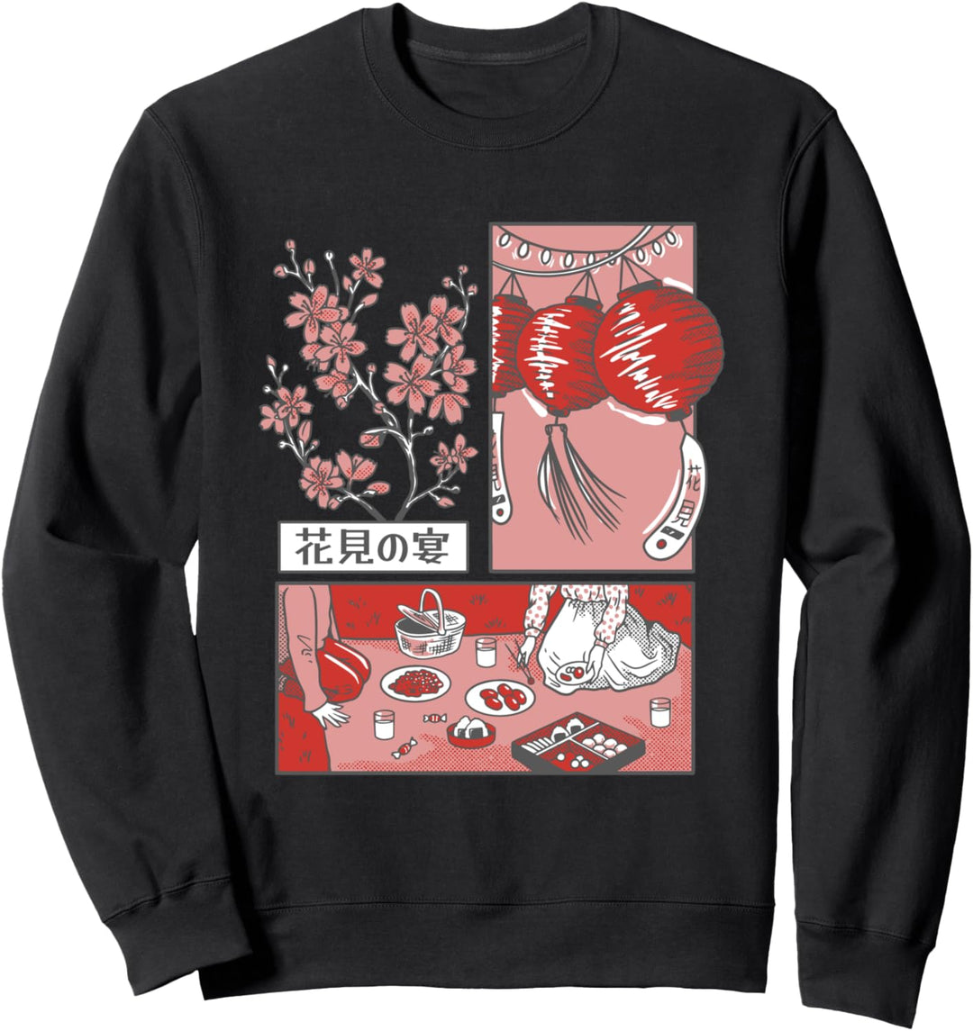 Japanese chochin Tokyo Sakura Sweatshirt