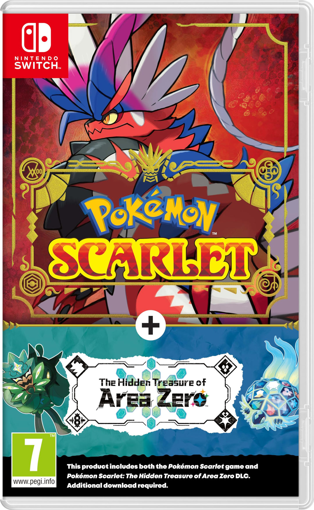Nintendo Pokemon Scarlet The Hidden Treasure of Area Zero DLC Standard DLC Chinois simplifié, Chinoi
