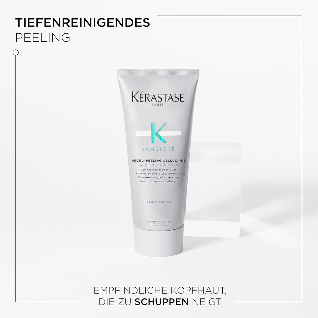 Kérastase Symbiose, Peelende Anti-Schuppen Haarpflege, Peeling für empfindliche und schuppige Kopfha
