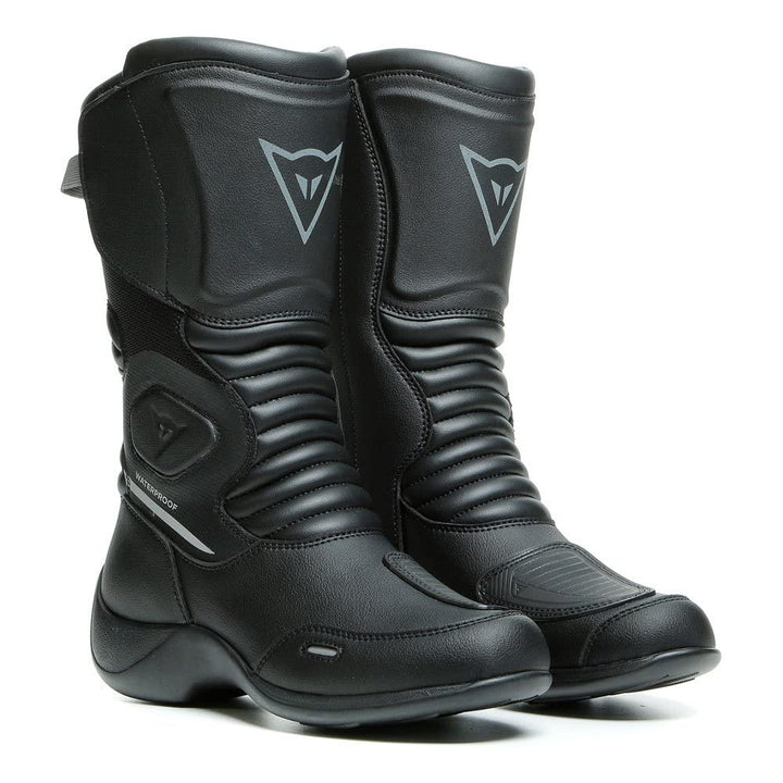 Dainese Aurora D-WP wasserdichte Damen Motorradstiefel, schwarz, 36 Schwarz 36 EU, Schwarz 36 EU