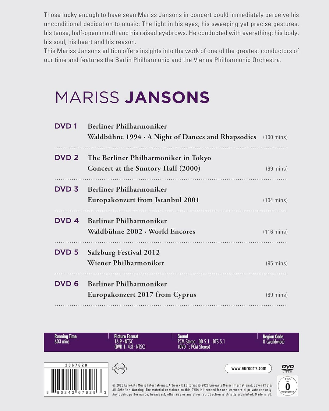 Mariss Jansons - Retrospective [6 DVDs], DVD