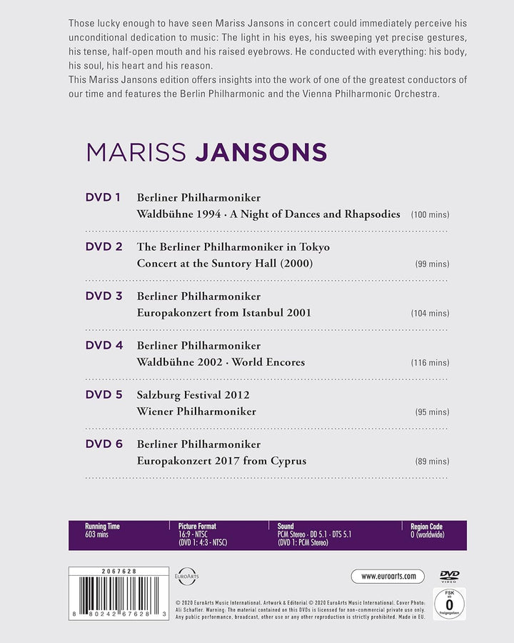Mariss Jansons - Retrospective [6 DVDs], DVD