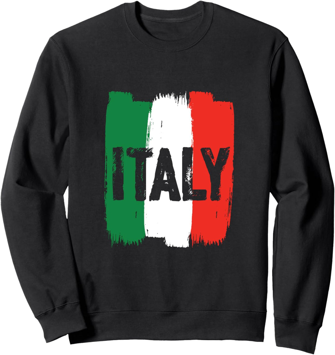 Italien Flagge Italien Europa Rom Neapel Land Stadt Reise Sweatshirt