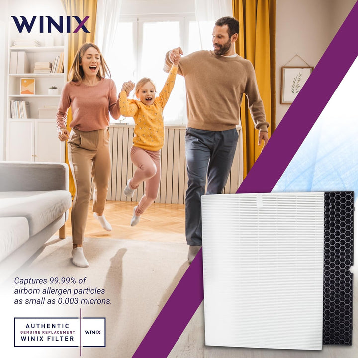 Ersatzfilter für WINIX H Luftreiniger. HEPA-Filter H13 (99,999%) und Aktivkohlefilter- Kompatibel mi