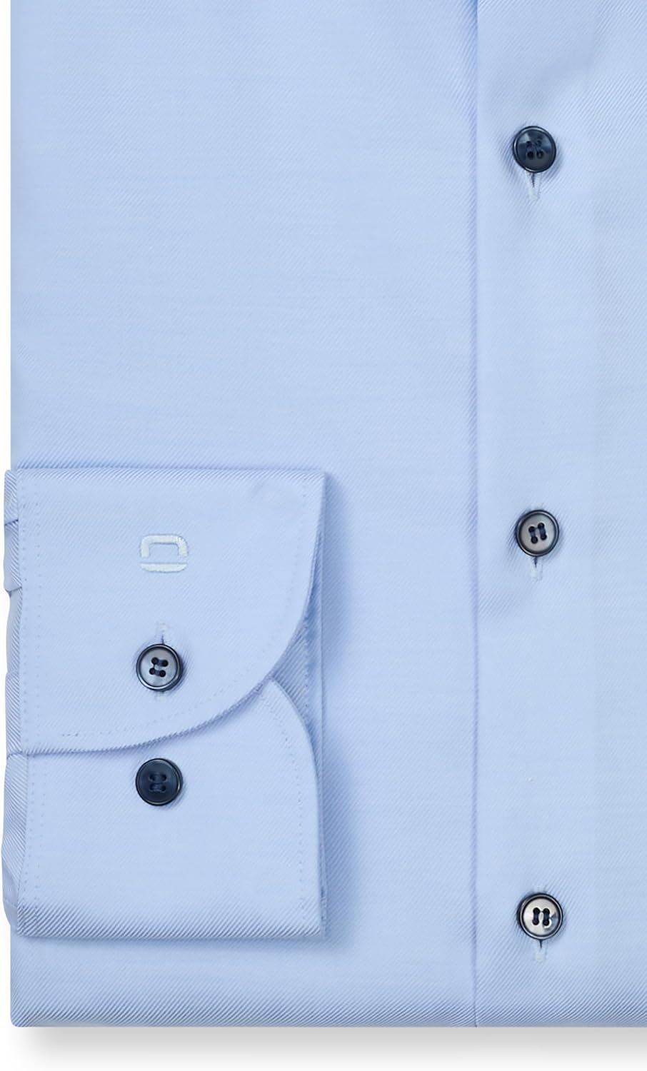 OLYMP Level Five Body fit Hemd Langarm Stretch Twill hellblau 37 Hellblau, 37 Hellblau