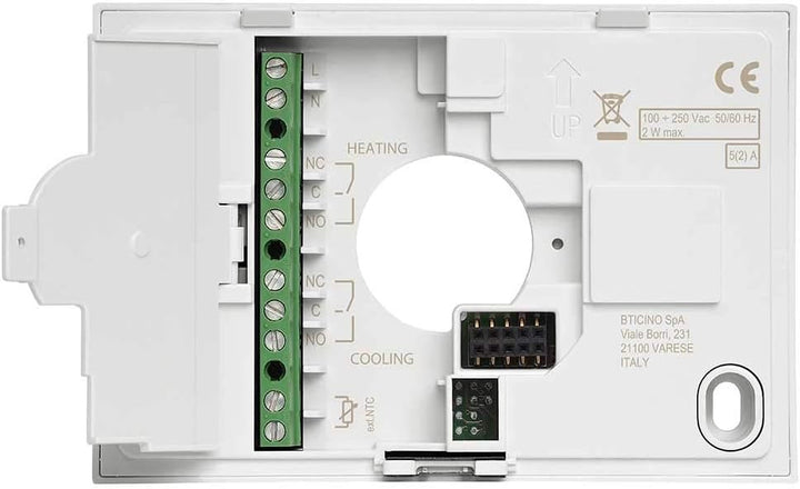 Bticino SXW8002W - Smarther2 mit Netatmo, Thermostat für Wandkessel, programmierbar, ON/OFF-Steuerun