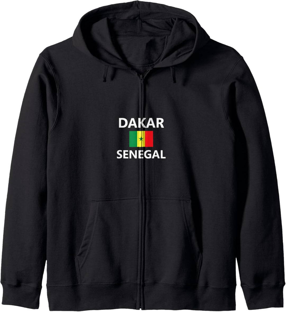 Dakar Senegal Flagge Land Flag Country Kapuzenjacke