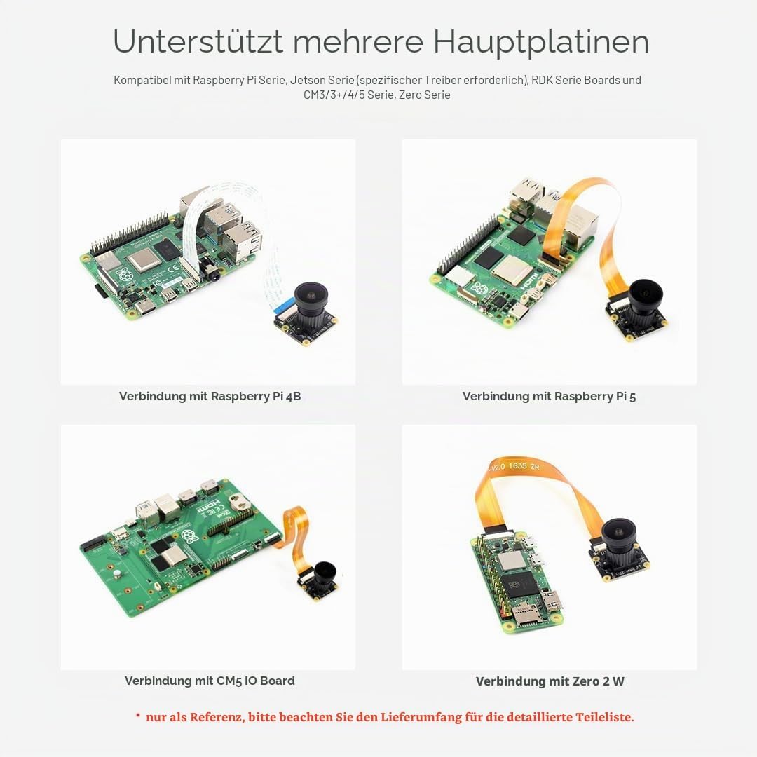 Waveshare IMX477-160 12.3MP Camera with 160°FOV 4056 × 3040 Resolution for Jetson Nano Developer Kit