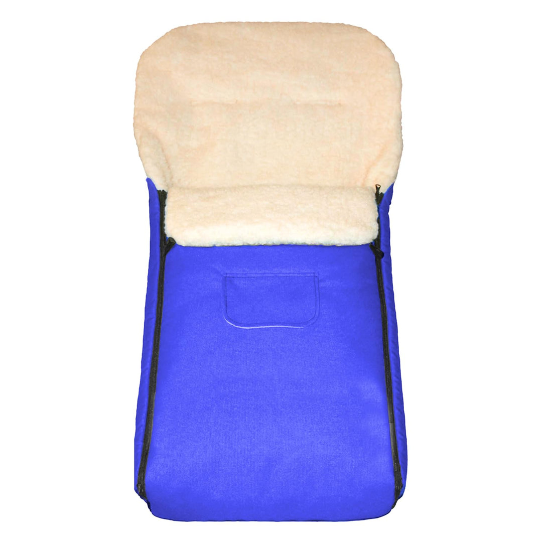 Baby-Joy Fusssack KAI XL 105cm FILZFREI | Lammwolle/Polyester Thermofusssack Buggy Kinderwagen Schli