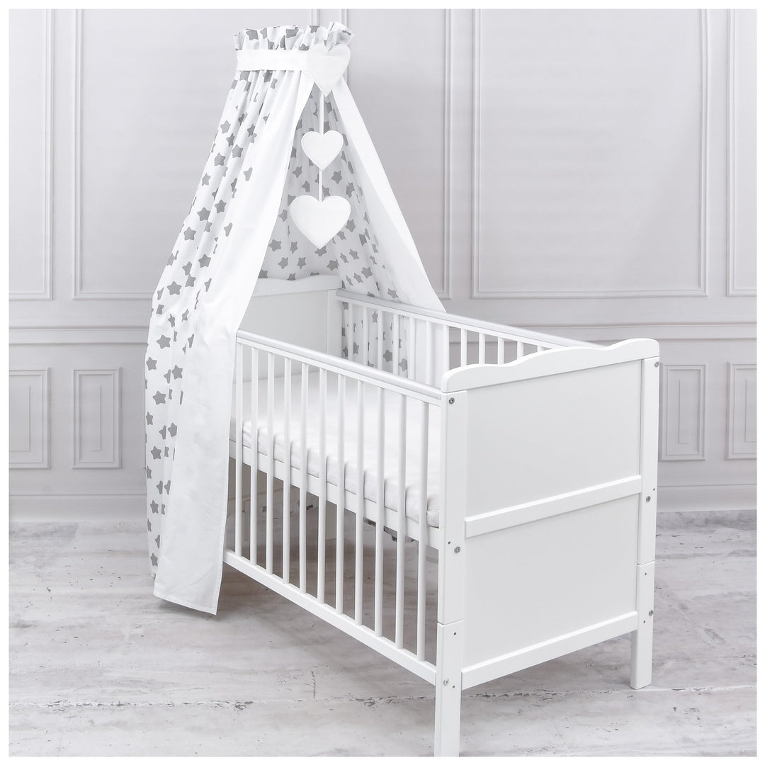 Generisch Baby Delux Babybett Himmel Betthimmel Baumwolle Baldachin für Babybett Kinderbett Wiege St