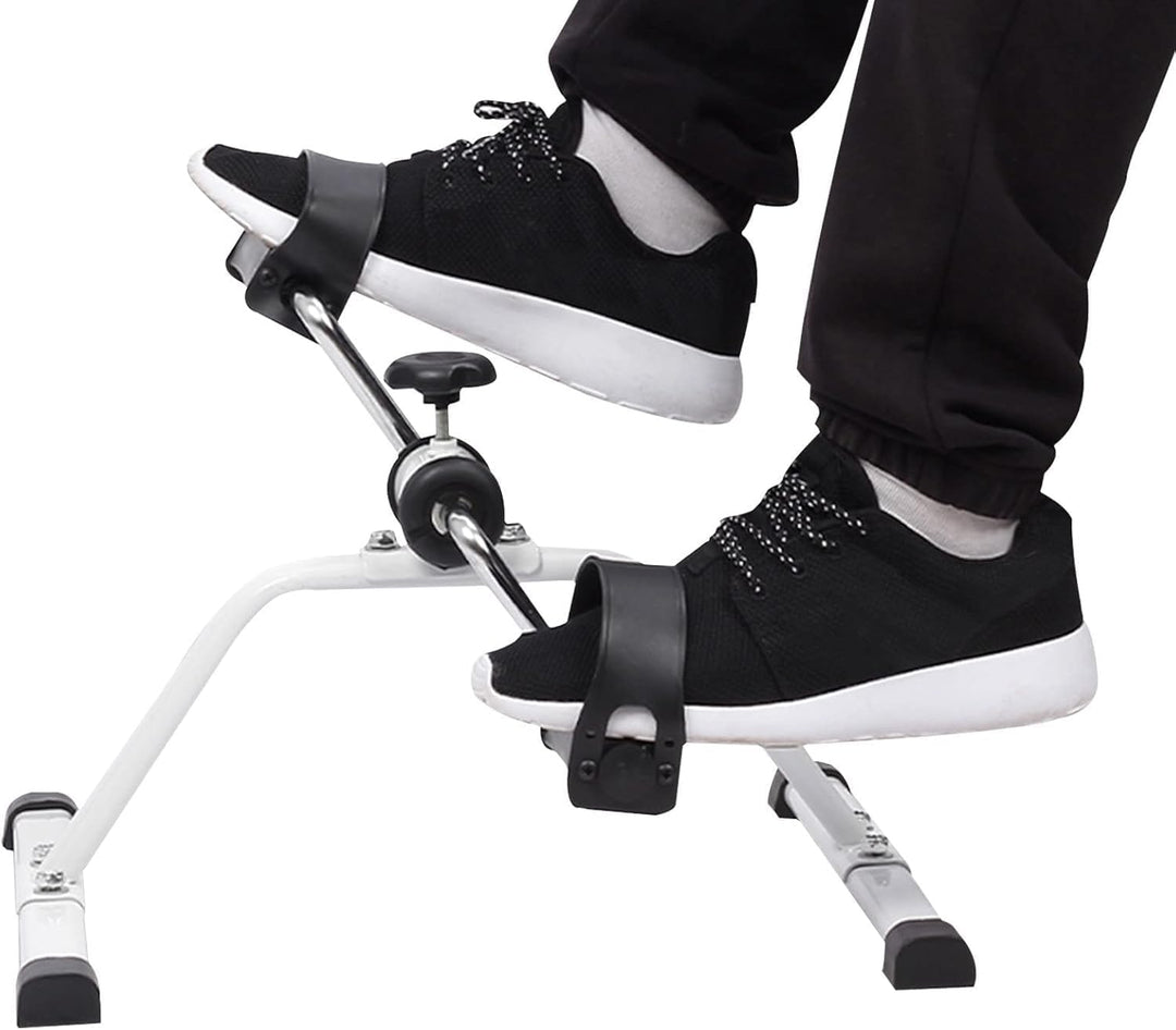 Mini Pedaltrainer 48×41×30 cm – Arm- und Beintrainer für Zuhause Faltbares Heimtrainer Fitnessgerät