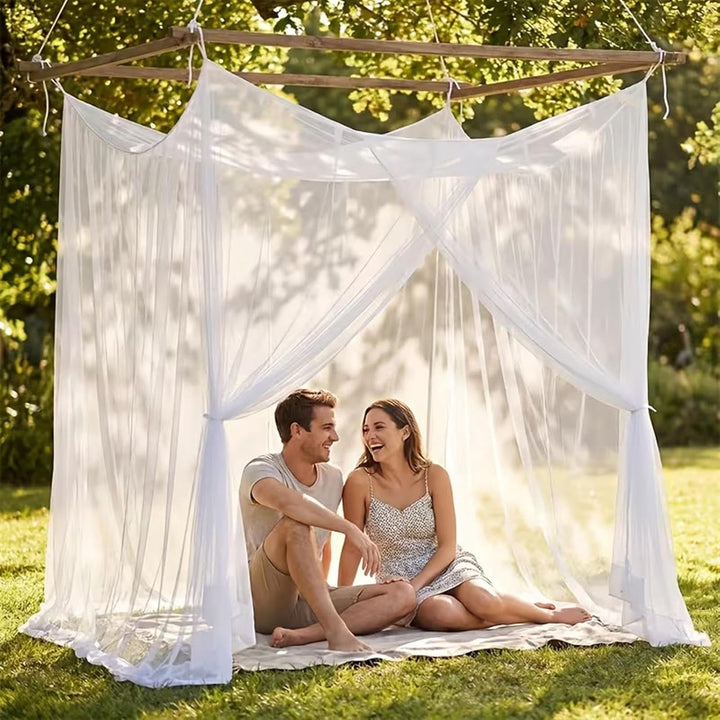 Generisch Camping Bettnetz Einfach Zu Installierende Transparente Barriere | Bett-Schlafnetz für Erw