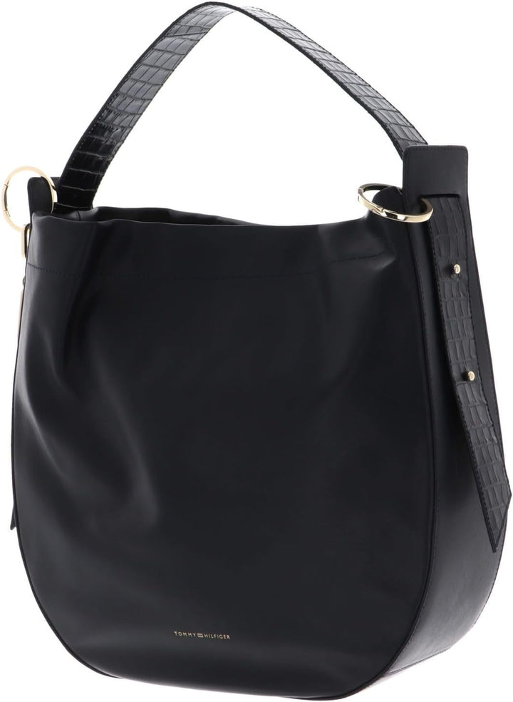 Tommy Hilfiger Luxe Leather Hobo Desert Sky