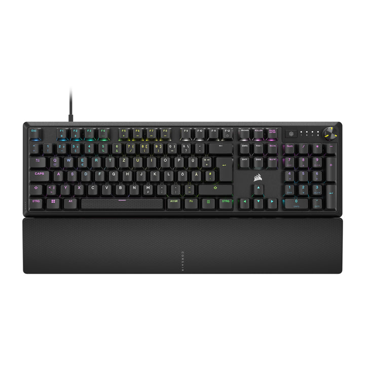 Corsair K70 CORE RGB Mechanische Gaming-Tastatur Mit Handballenauflage - Vorgeschmierte MLX Red Line