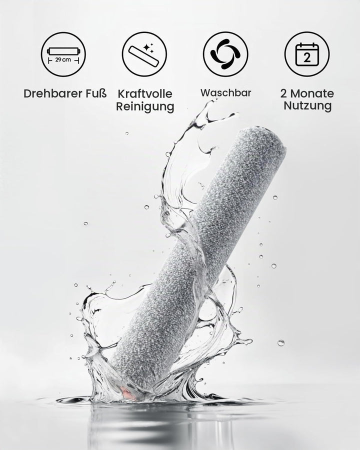 eufy Wischrolle, langlebig, waschbar, effektive Reinigung, passend für E25, E28, S1 und S1 Pro
