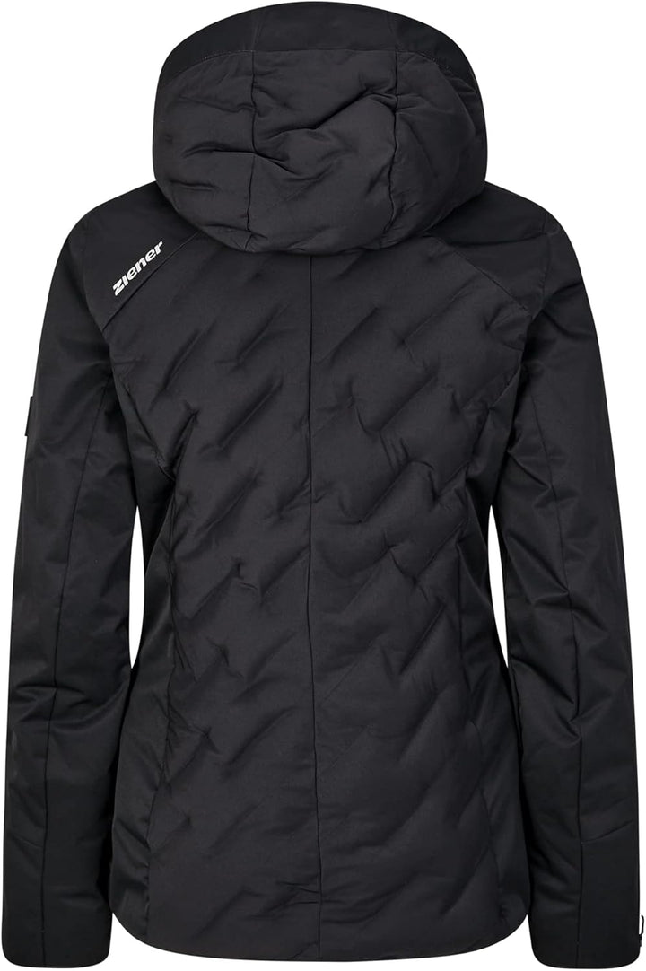 Ziener Damen Taris Ski-Jacke | Primaloft, wasserdicht, PFC frei (1er Pack) 42 Schwarz, 42 Schwarz