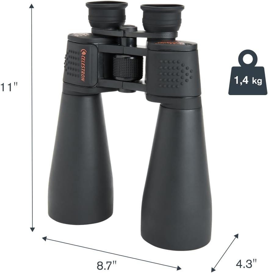 Celestron 71008 SkyMaster 25x70mm Porro Prism Binoculars with Multi-Coated Lens, BaK-4 Prism Glass a