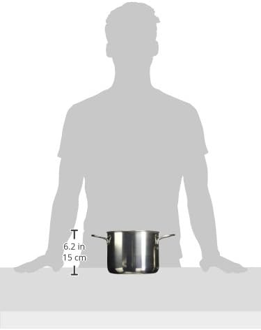 Home 8003512154744 Topf, Edelstahl, 3 Liter, 18 cm 3 Litri, 3 Litri