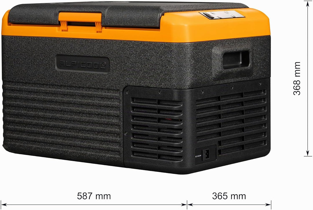 Alpicool CL30 Kompressor Kühlbox 12/24V &amp; 230V - 28 L tragbare Gefrierbox bis -20 °C - leise, energi