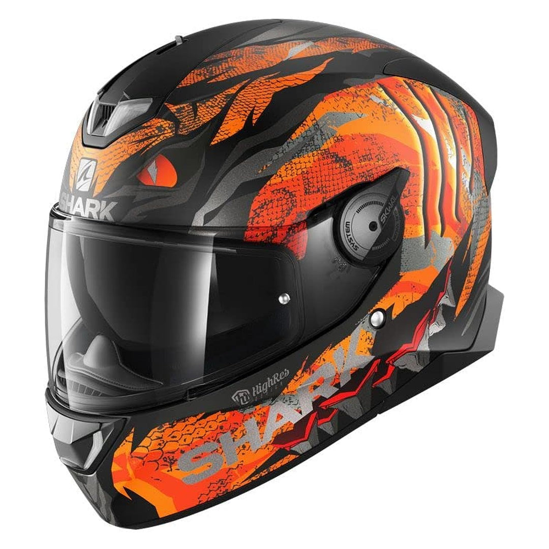 SHARK, integralhelm Skwal2 Iker Lecuona KOS, XS black mat orange silver XS, black mat orange silver