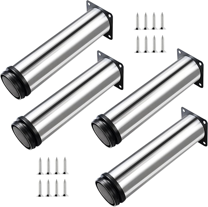 Qrity 4X Tischbein, Füsse für Möbel, Möbelfüsse Verstellbar 300mm, Tischbeine Möbelfuss für Tabellen
