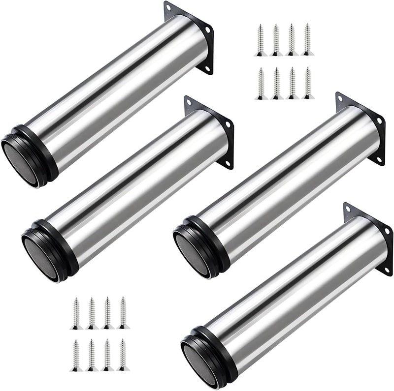 Qrity 4X Tischbein, Füsse für Möbel, Möbelfüsse Verstellbar 300mm, Tischbeine Möbelfuss für Tabellen