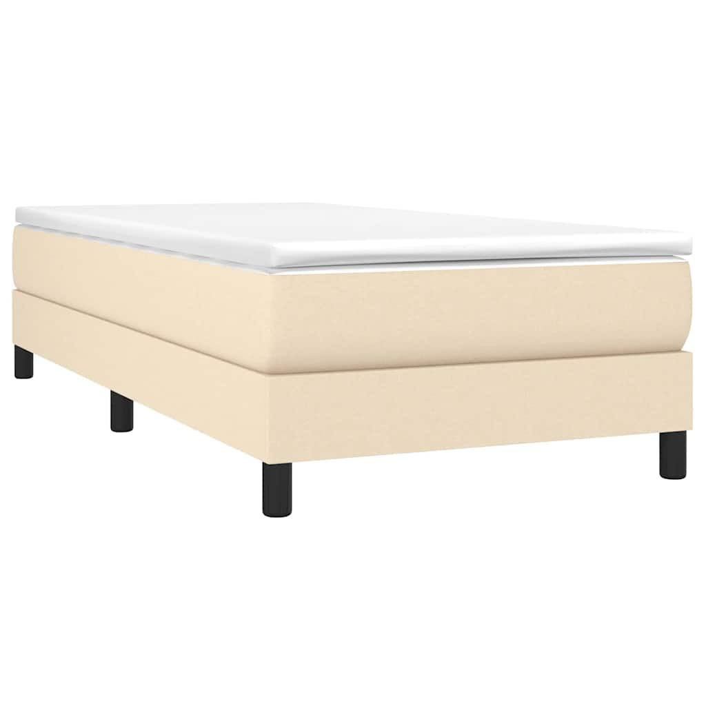 vidaXL Boxspringbett, Bettgestell mit Lattenrost, Bett Polsterbett mit Stützbeinen, Einzelbett Schla