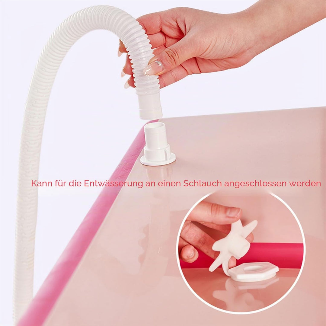 Badewanne für Erwachsene, faltbare Kinderbadewanne, faltbares Heisswasserbad, kaltes Tauchwanne, Ein