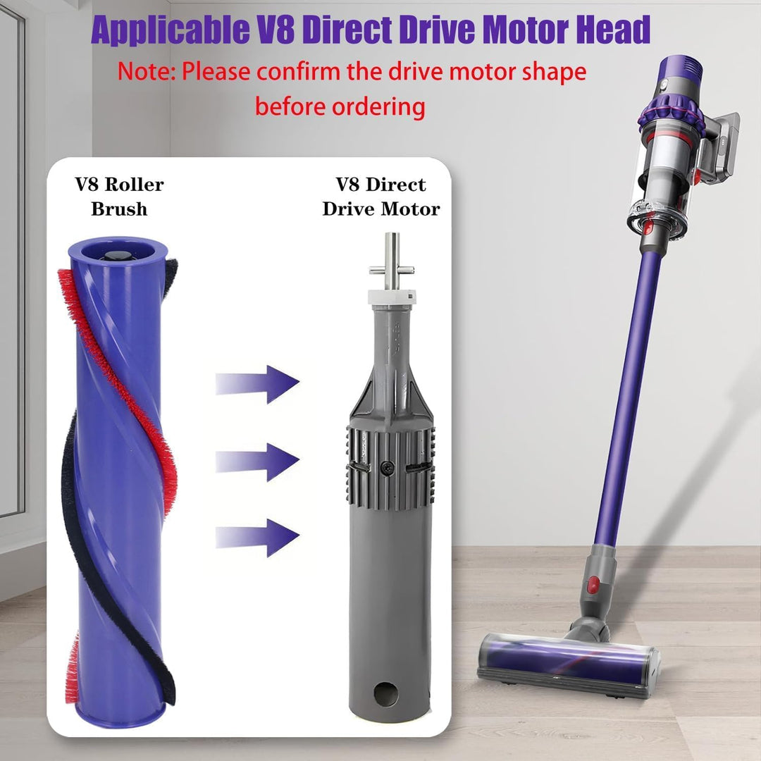 Ersatzbürstwalze für Dyson V8 Staubsauger,Bürste Rolle für Dyson V8,Bürste Rolle für Dyson V8,Bürste