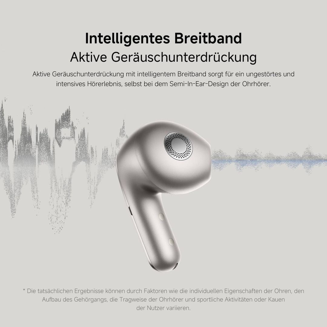 XIAOMI Buds 5 - In-Ear Kopfhörer mit 40dB Hybrid Active-Noise Cancelling, 39 Stunden Akkulaufzeit, D