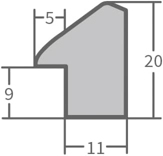 WANDStyle Bilderrahmen für Kinderzeichnungen, Natur Kinderbilderrahmen 30x40 cm, Bilderrahmen Kinder
