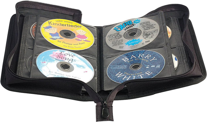 Xcase CD Mappe: CD/DVD/BD-Tasche für 120 CD/DVD/BDs (CD Case, Sammelmappe, Box)