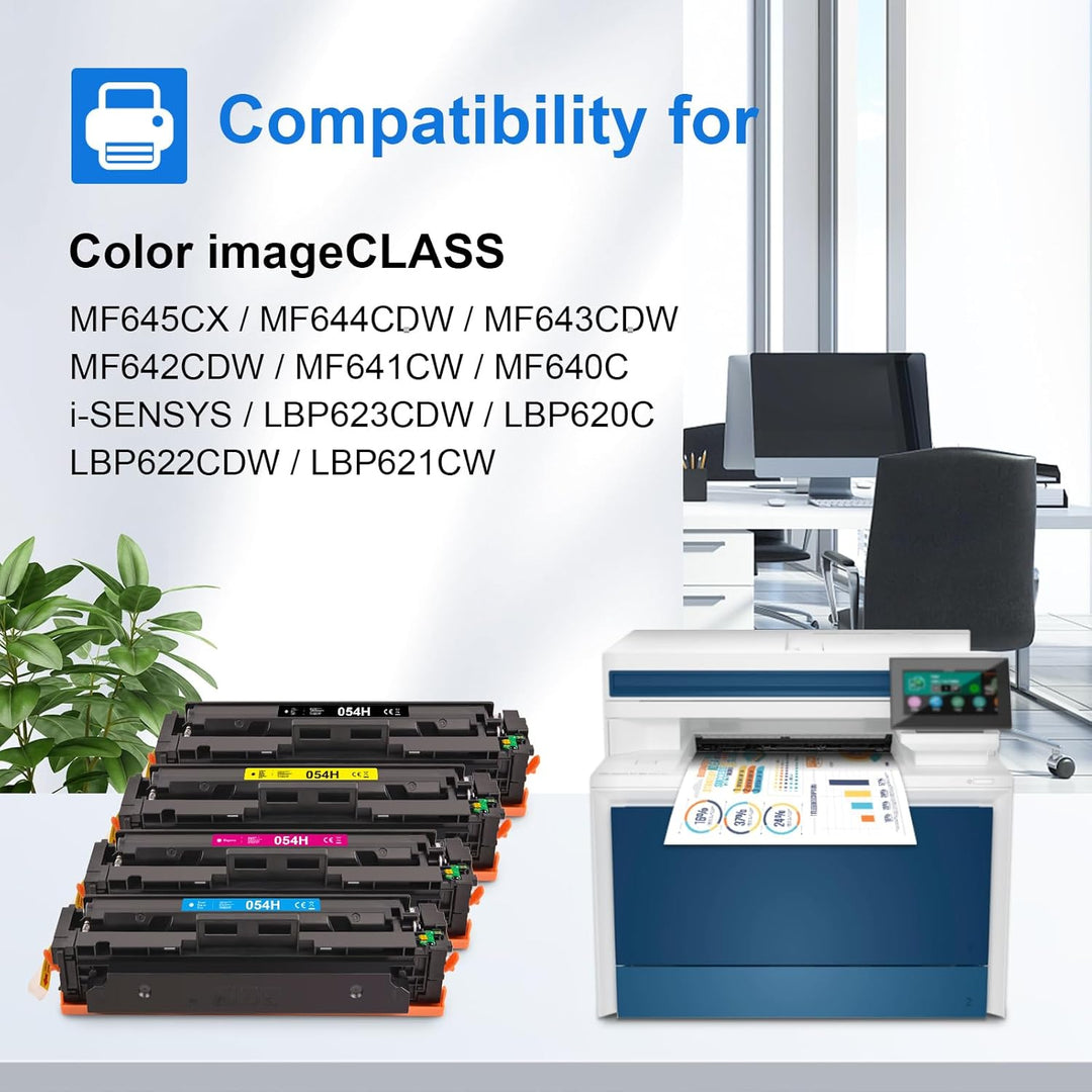 MYCARTRIDGE 054H Toner Kompatibel für Canon 054 054H Toner für Canon i-SENSYS MF641CW MF643CDW MF645