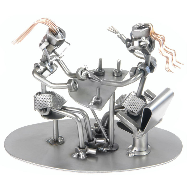 metalman24 Schraubenmännchen Maniküre Kosmetikerin I Handarbeit I Geschenkidee I Metallfigur I Metal