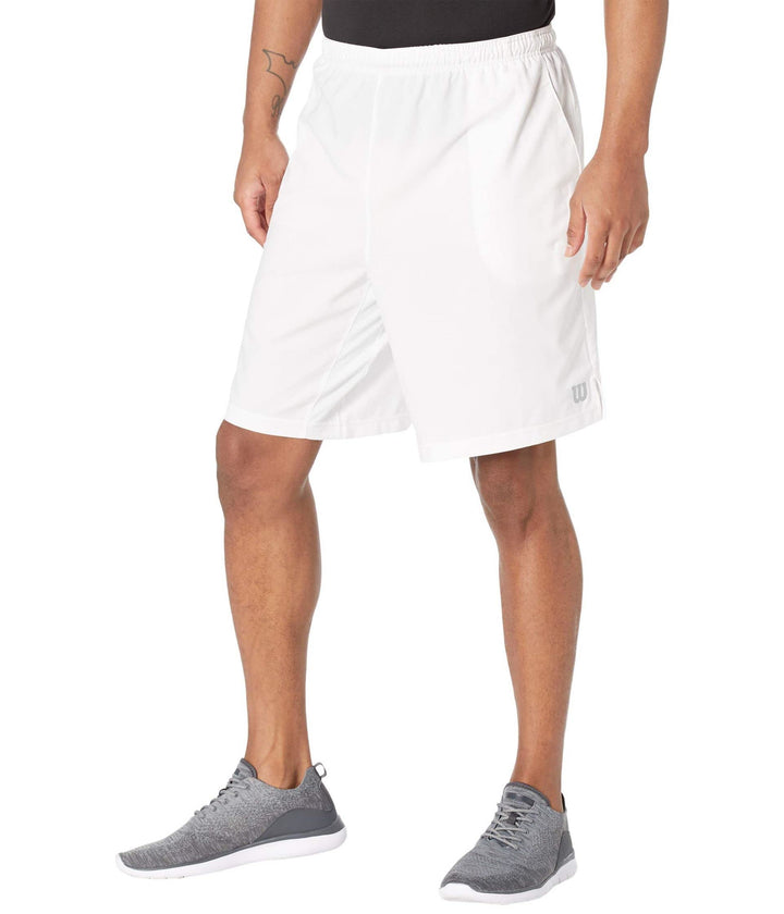 Wilson Herren Rush 9 Woven Short Tennis XL Weiss, XL Weiss