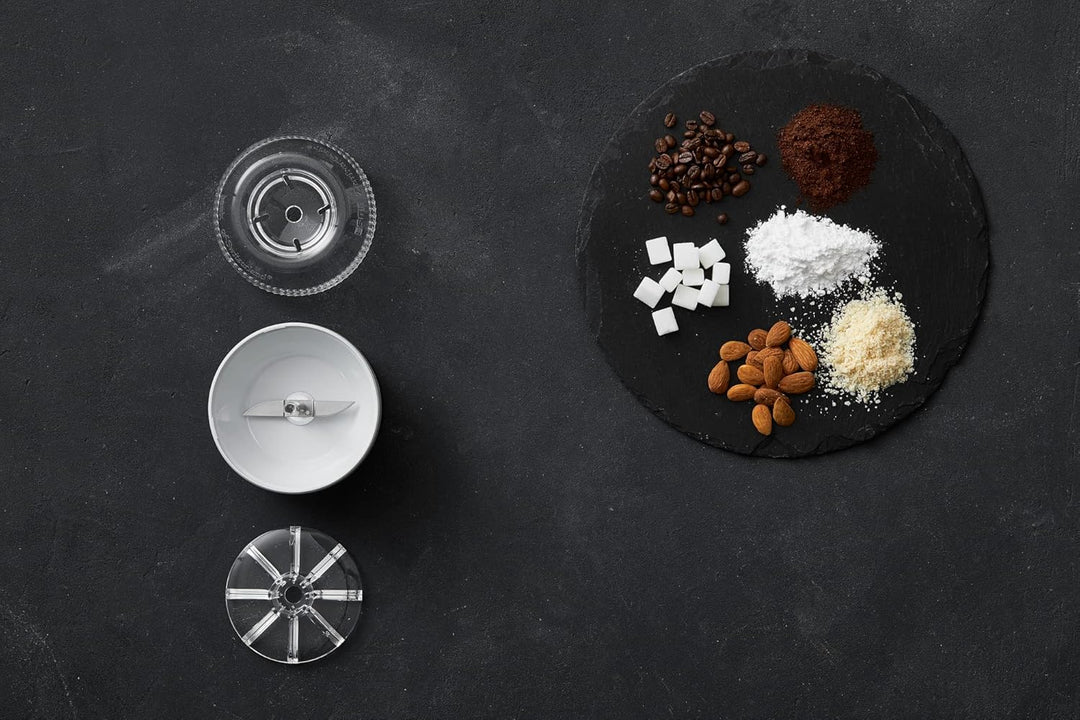 bamix Zubehör Powder Disk für bamix Processor, Ergänzung zum Mühlen-Aufsatz für kleine Lebensmittel,