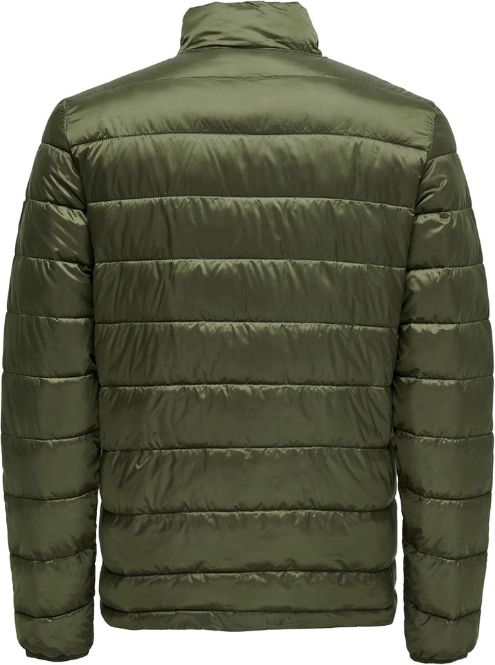 ONLY & SONS Herren Jacke ONSCARVEN Regular Fit XS S M L XL XXL Schwarz Grün S Olive, S Olive