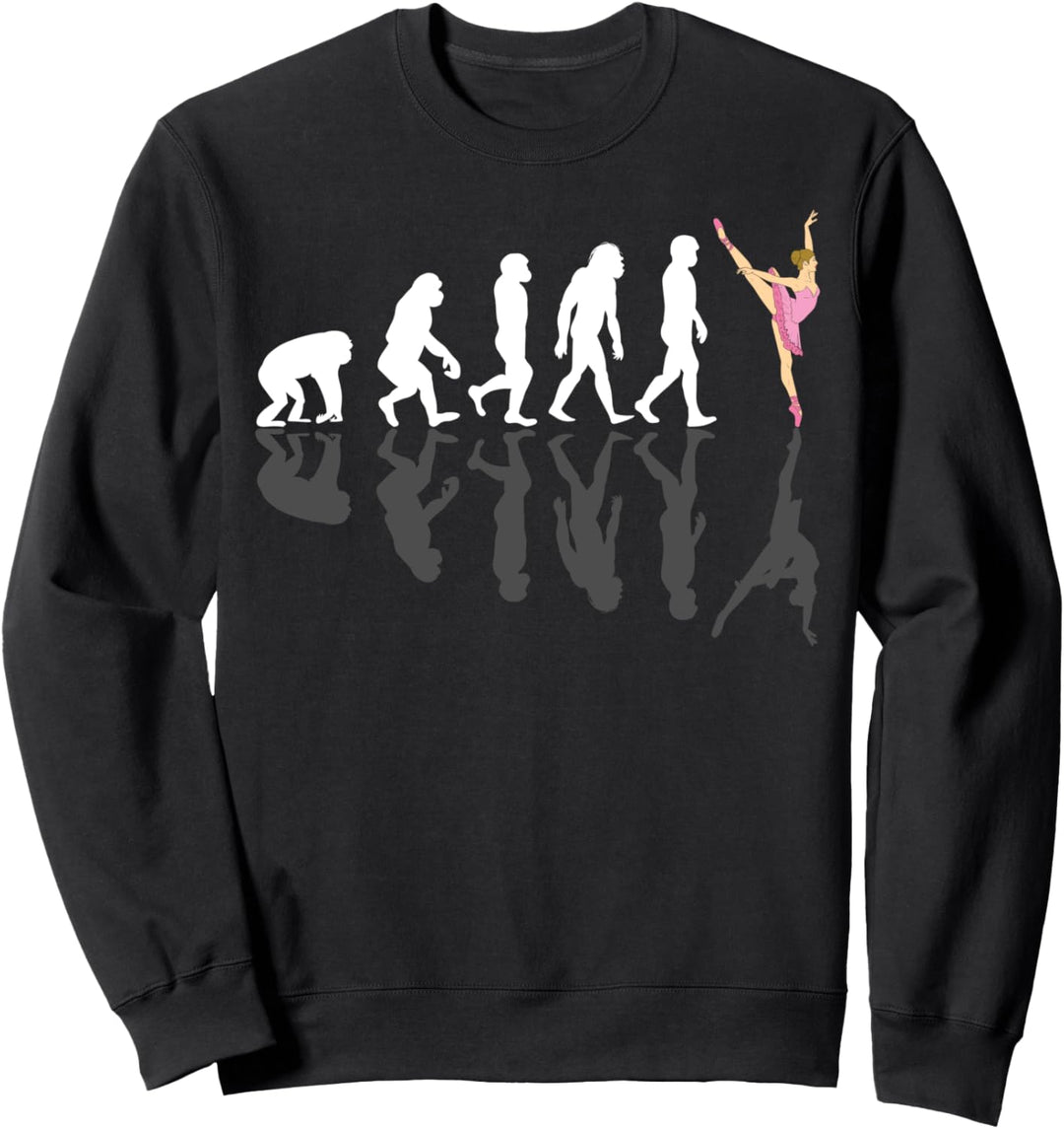 Evolution einer Ballerina I Ballett Tänzerin Sweatshirt