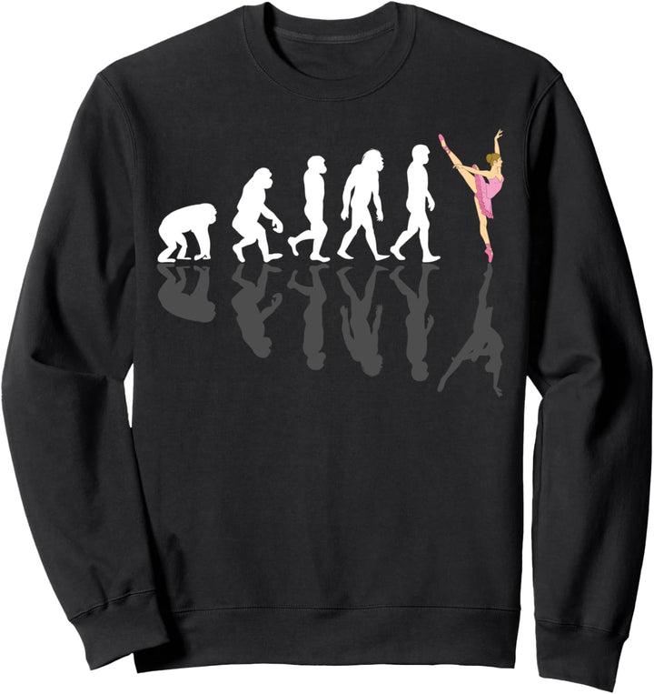 Evolution einer Ballerina I Ballett Tänzerin Sweatshirt