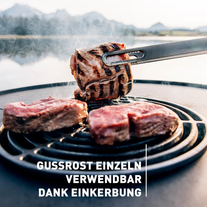 höfats - Bowl 57 Sear Grate - Gussrost Ø 26 für zusätzliche Grillfläche auf Bowl 57 mit Plancha Ring