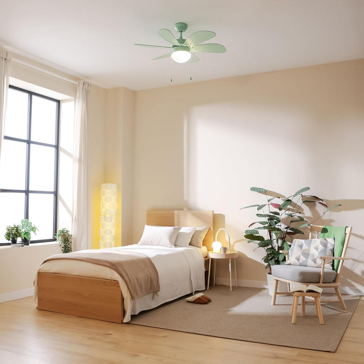 Cecotec Deckenventilator EnergySilence Aero 3600 Vision Full Mint, 92 cm | Lampenfassung ohne Leucht