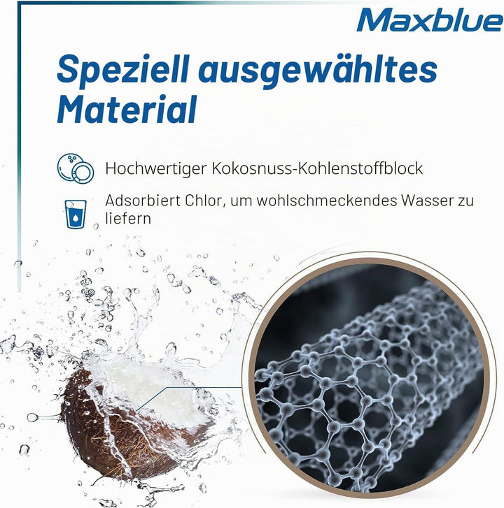 Maxblue 644845 Kühlschrank Wasserfilter Kompatibel mit Bosch UltraClarity 644845, 00740560, 740560,