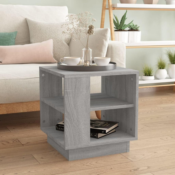 vidaXL Couchtisch mit 2 Ablagen Beistelltisch Wohnzimmertisch Kaffeetisch Sofatisch Teetisch Tisch G