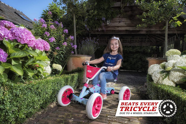 BERG Buzzy Kinder Go-Kart ab 2 Jahren, Tretfahrzeug Kettcar für Kleinkinder, Stabiles Kindergokart m