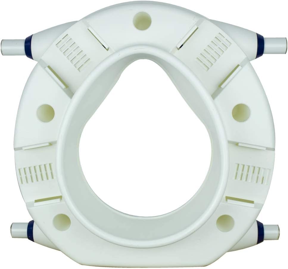 Queraltó Sitzerhöhung für Toilette, 1 Stück, Weiss